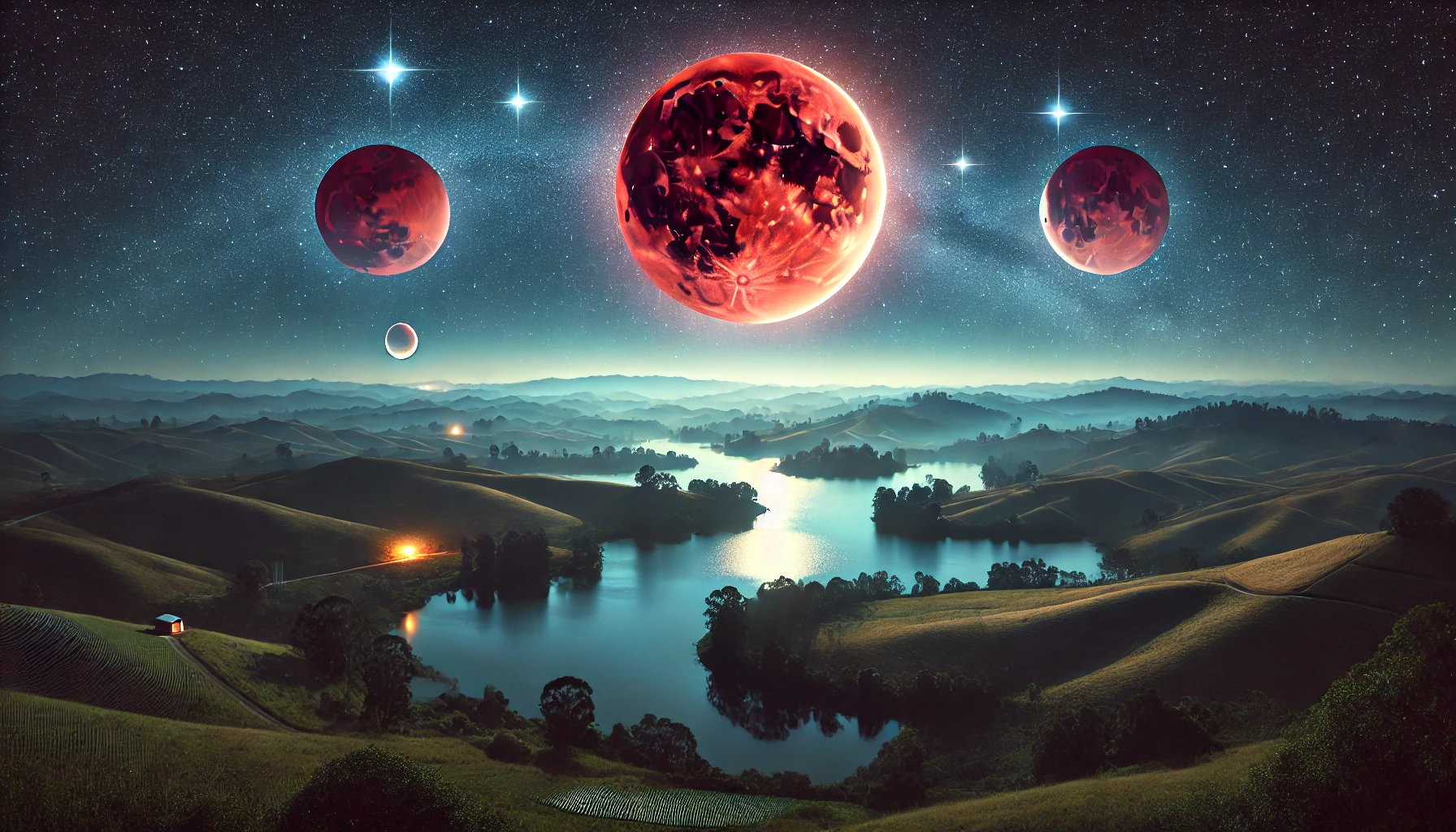 Gerhana bulan total blood moon