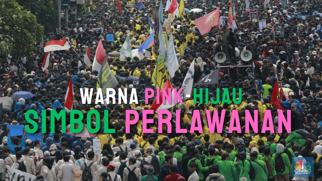 hHijau dan Pink